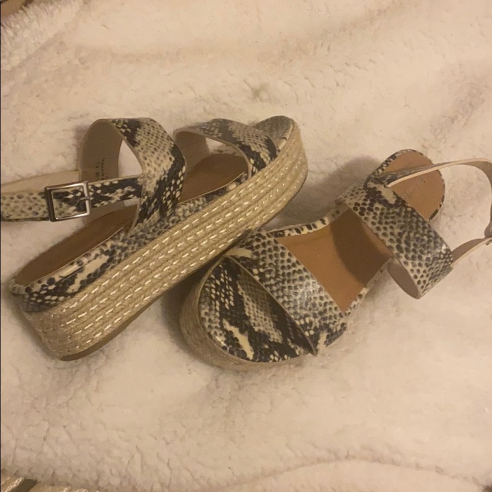 Snake print ESPADRILLES